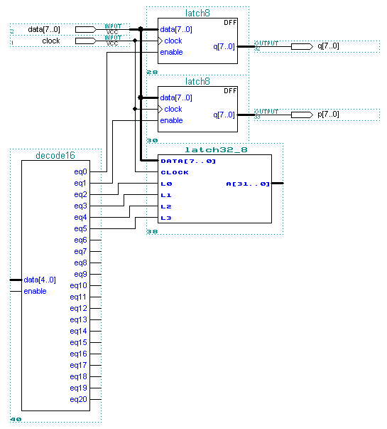 using a decoder schematic